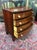 Brown Antique Bowfront Chest of Drawers, Mahogany Chest For Sale - Image 8 of 14