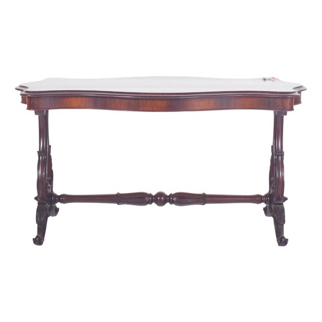 English Victorian Coffee Table in Rosewood, 1890s For Sale - Image 9 of 9