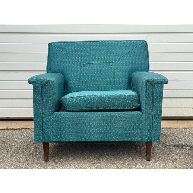 Vintage Mid-Century Modern Kroehler Style Club Chair For Sale - Image 4 of 12