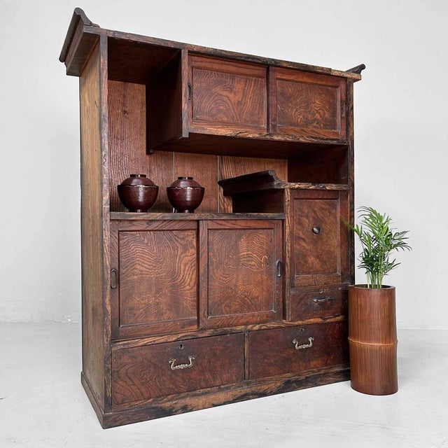 Japanese Traditional Tea Cabinet, 1890s For Sale - Image 10 of 18