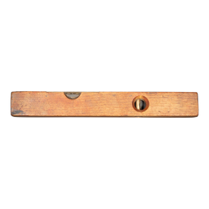 Vintage Goodell-Pratt Brass and Wood Level C.1940
