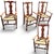 Timeless Elegance: 4 Antique Queen Anne Style Mahogany Armchairs Enhance your home with 4 stunning Queen Anne style...