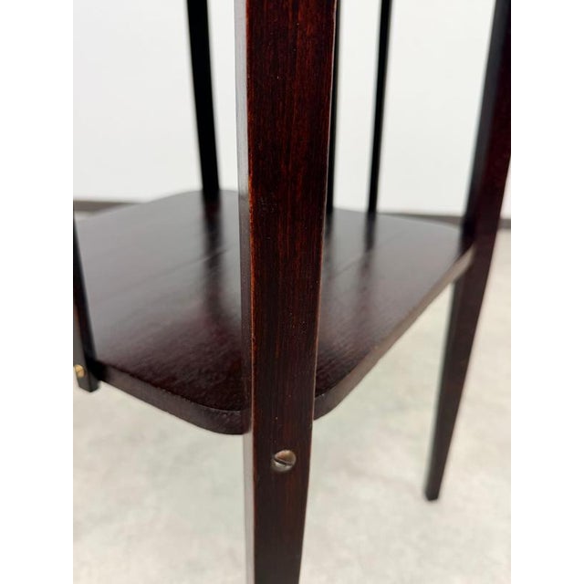 Gold Vienna Secession Bentwood No. 412 Side Table by Otto Wagner for Thonet, 1904 For Sale - Image 8 of 14