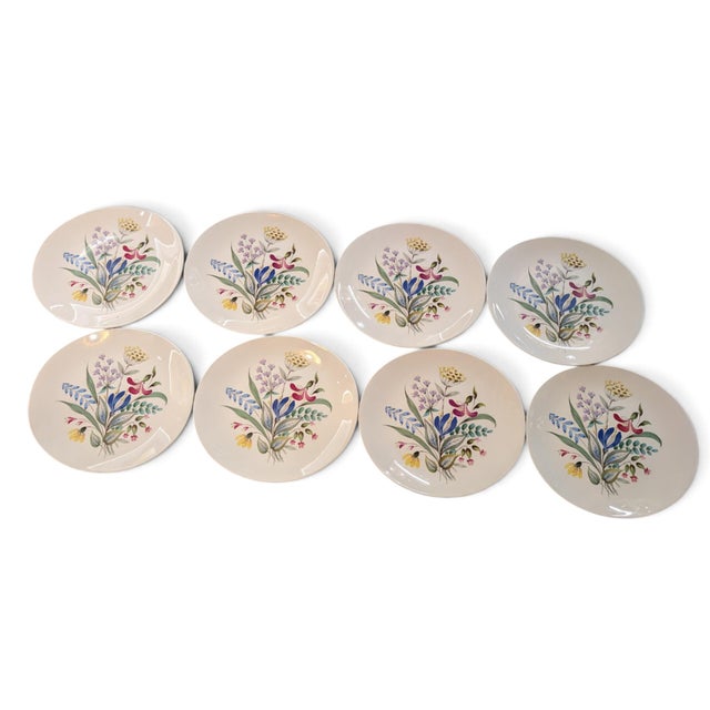 1950s 1950s Mid Century Modern Eva Zeisel Bouquet Pattern Hallcraft China Service for 8 - 48 pcs For Sale - Image 5 of 8