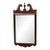 Share Antique Chippendale Revival Maple Hall Wall Mirror c.1900 American Entryway For Sale