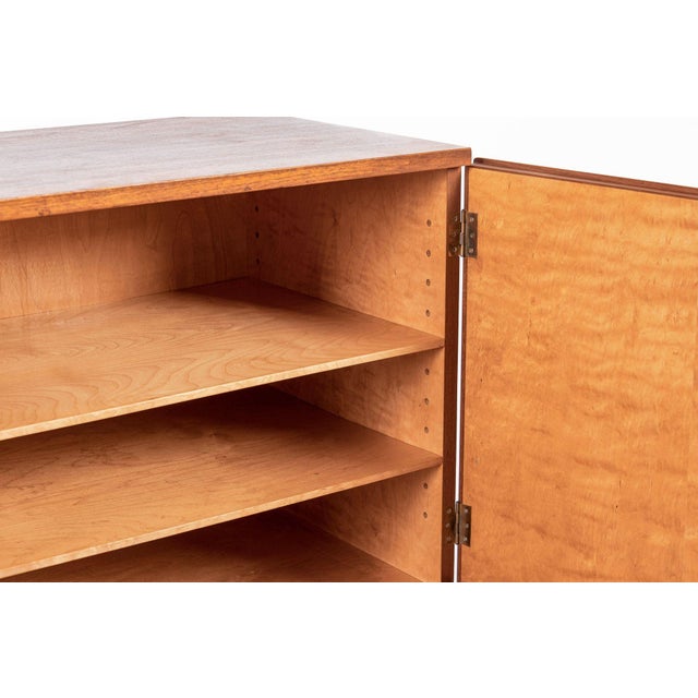 Mid-Century Scandinavian Teak Wood Storage Cabinet in the Style of Afdal For Sale - Image 10 of 15
