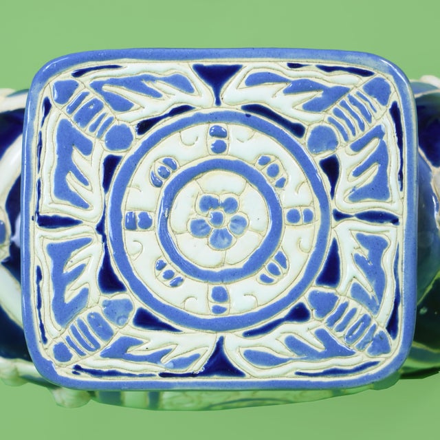 1970s 1970s Ceramic Horse Garden Stool For Sale - Image 5 of 5