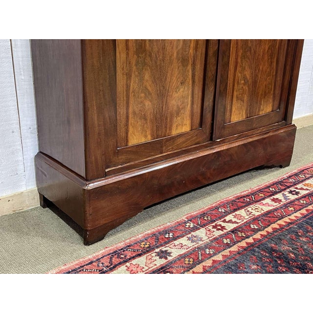 Louis Philippe Mahogany Bookcase, 1800s For Sale - Image 10 of 18