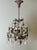 Hollywood Regency Crystal 3-Arm Chandelier with Rose-Lilac Crystals from Palwa, 1950s For Sale - Image 12 of 17