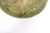 This bowl is very beautiful and well done. Vintage enamelled brass pedestal bowl with birds and flowers in olive green and...
