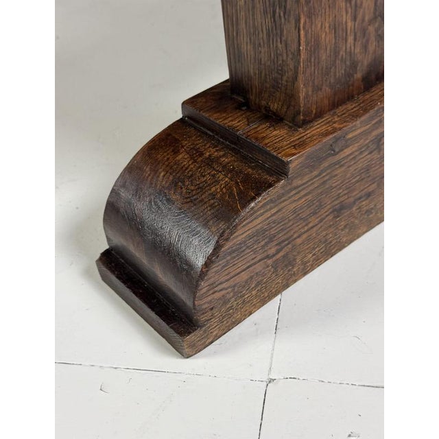 Belgian Monastery Table in Oak For Sale - Image 11 of 18