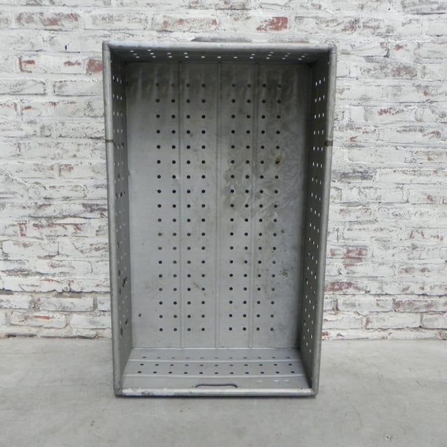 Vintage Industrial Aluminum Trunk, 1960s For Sale - Image 14 of 18