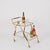 Cesare Lacca Brass and Walnut Bar Cart by Cesare Lacca, Italy, 1950s For Sale - Image 4 of 14