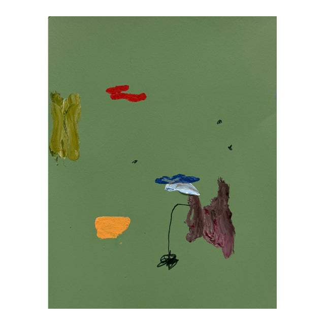 Ak Hardeman - Original Painting on Paper - Courageous No. 5 For Sale