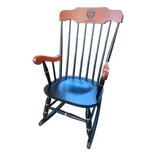 Harvard University Boston Rocker Black and Gold For Sale