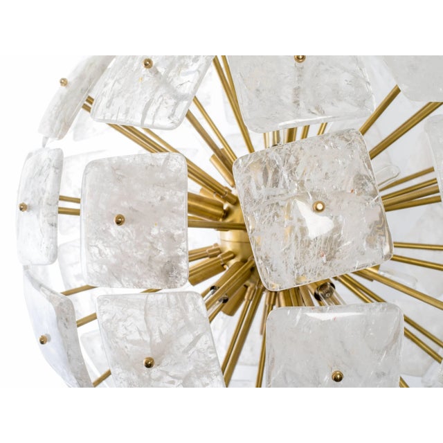 Not Yet Made - Made To Order Large Sputnik Rock Crystal Chandelier "Nova", Limited Edition For Sale - Image 5 of 10