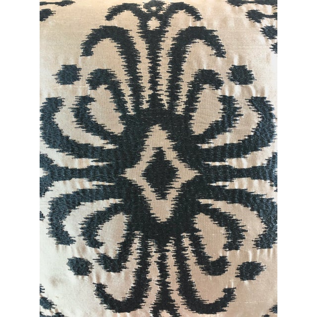 2010s Designers Guild Pashan Graphite Decorative Pillow For Sale - Image 5 of 10