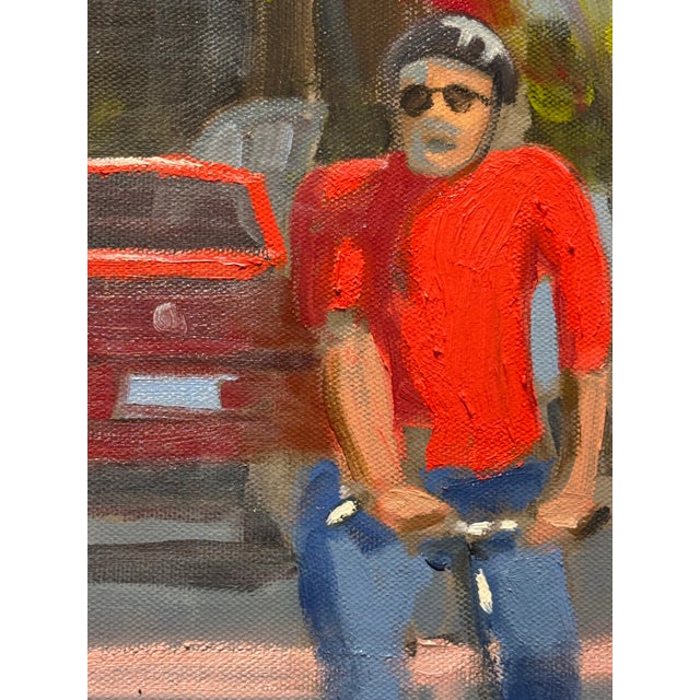 Bucktown Afternoon Figurative Oil Painting For Sale In Chicago - Image 6 of 9