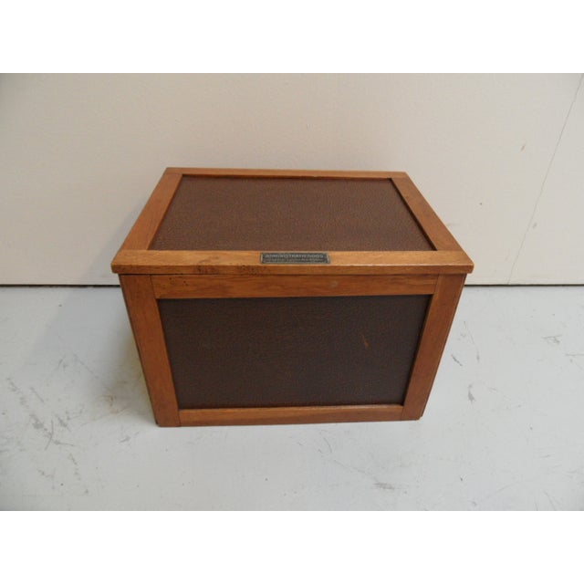 Vintage Dutch Filing Box, 1950s For Sale - Image 3 of 9