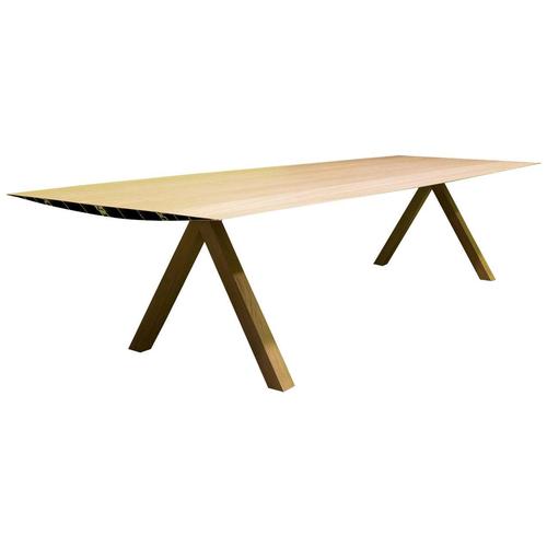 Laminated Aluminium Wood Legs 360 Table by Konstantin Grcic For Sale - Image 6 of 6