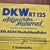 DKW RT 125 Motorcycle ADAC Germany Tour Poster, 1953, in Very Good conditions. Designed 1950 to 1959