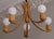 Danish Variable Height Chandelier with Five-Arms, 1970s For Sale - Image 5 of 7