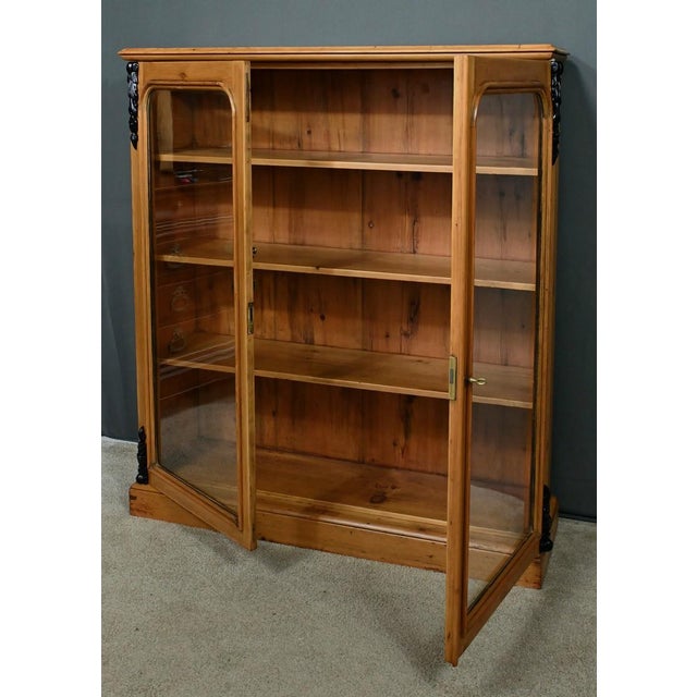 Pine Display Cabinet, 1920s For Sale - Image 4 of 17