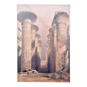 "Thebes, Great Hall at Karnak" by David Roberts (1796-1864)