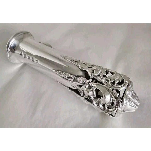 Sterling Silver Bouquet Holder for Wedding Flowers, 2003 For Sale - Image 3 of 17