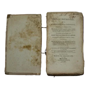 1796's Antique Book Compendium of Farriery
