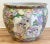 Ceramic Vintage Porcelain Mandarin Chinese Rose Fish Bowl Planter For Sale - Image 7 of 10