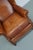 Vintage Dutch Cognac-Colored Leather Club Chair For Sale - Image 3 of 13