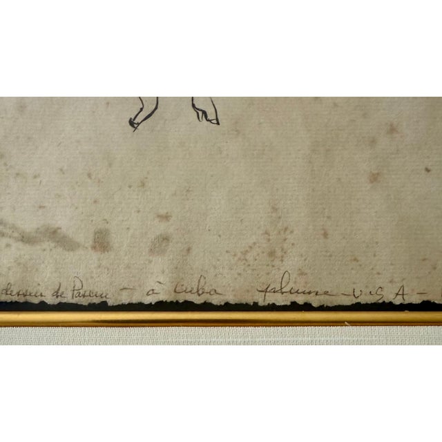 Expressionism Jules Pascin, German Expressionist Drawing, Watercolor Painting Jules Pascin Cuba Scene 1910, c.1910-1916 For Sale - Image 3 of 15