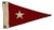 Red Yachting Flag with a Star For Sale