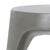 Contemporary Vikki Concrete Accent Stool - Dark Grey For Sale - Image 3 of 6