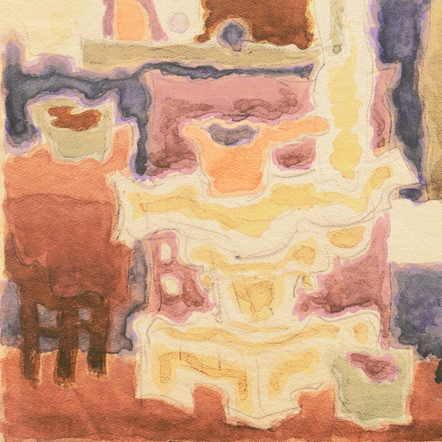 Impressionist 'Pot Bellied Stove' by Victor Di Gesu, California, Paris, Louvre, Academie Chaumiere, San Francisco Art Association, Los Angeles County Museum of Art For Sale - Image 3 of 10