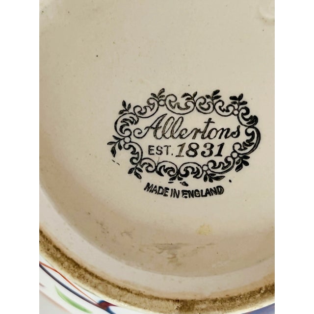 White Antique Allertons Gaudy Welsch Creamer Jug For Sale - Image 8 of 9