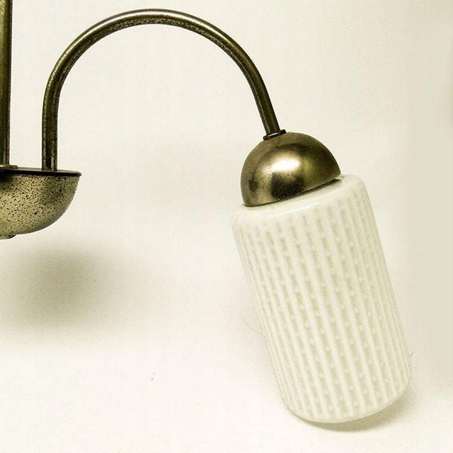 Czechoslovakian Postmodern Chandelier, 1970s For Sale - Image 4 of 9