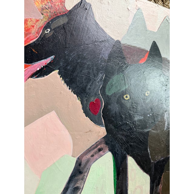 2020s “Wolf Encounters” Art by LWren Walraven For Sale - Image 5 of 10