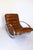 1970s Renato Zevi Leather Rocking Chair from Selig, 1970 For Sale - Image 5 of 7