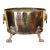 Circa 1880 English Oval Brass Jardiniere For Sale