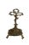 Brown Brass Fire Companion Stand with Fire Irons For Sale - Image 8 of 11