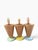 Traditional Vintage Ceramic Ice Cream Cone Dessert Cups & Spoons, Pastel Set of 3 For Sale - Image 3 of 6