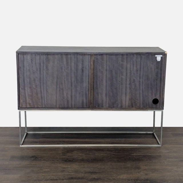 Cb2 Smythe Media Console For Sale In San Francisco - Image 6 of 11