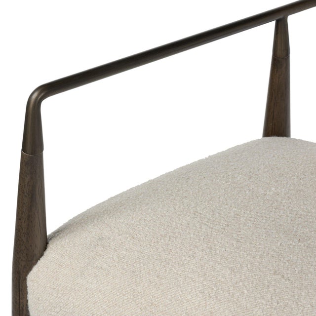 Four Hands Waldon Counter Stool - Charter Oatmeal For Sale - Image 11 of 11
