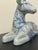 Late 20th Century Thai Blue and White Ceramic Deer For Sale - Image 10 of 18