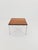 German Teak Coffee Table with Chrom Legs from Knoll International, 1960s For Sale - Image 3 of 13