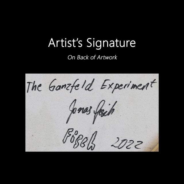 Jonas Fisch"The Ganzfeld Experiment" Original Artwork By For Sale - Image 10 of 11