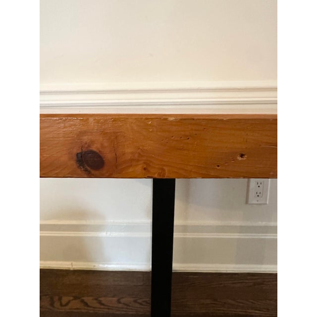 Vintage "Les Arcs" Table Attributed to Charlotte Perriand For Sale - Image 10 of 12