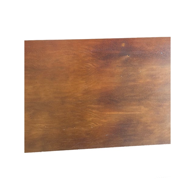 Vintage George Nelson for Herman Miller Thin Edge King Walnut Headboard For Sale - Image 9 of 12